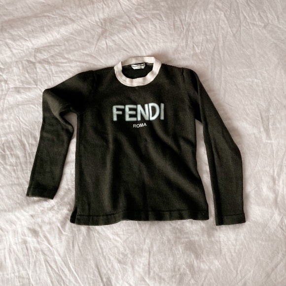 FENDI Wool Jumper Pants Dark Olive Green Sweater Set xs/s 4 - Picture 2 of 16